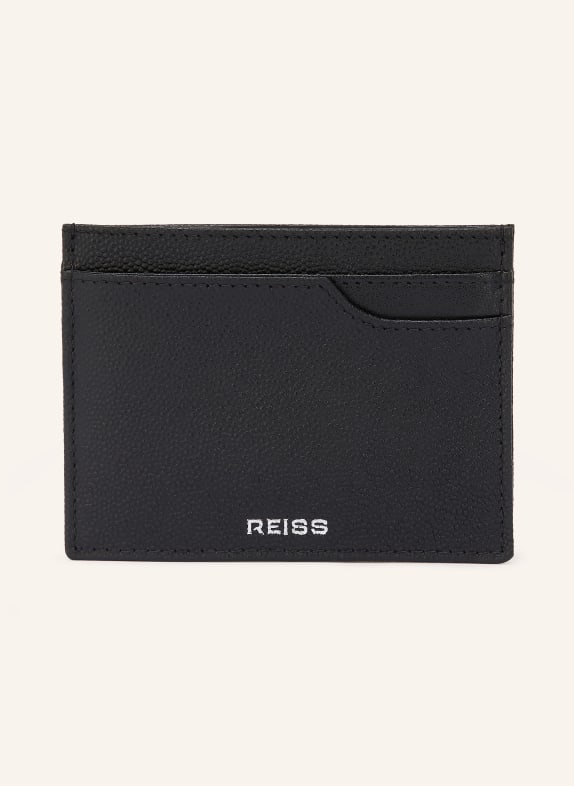 REISS Pouzdro na karty HUGO ČERNÁ