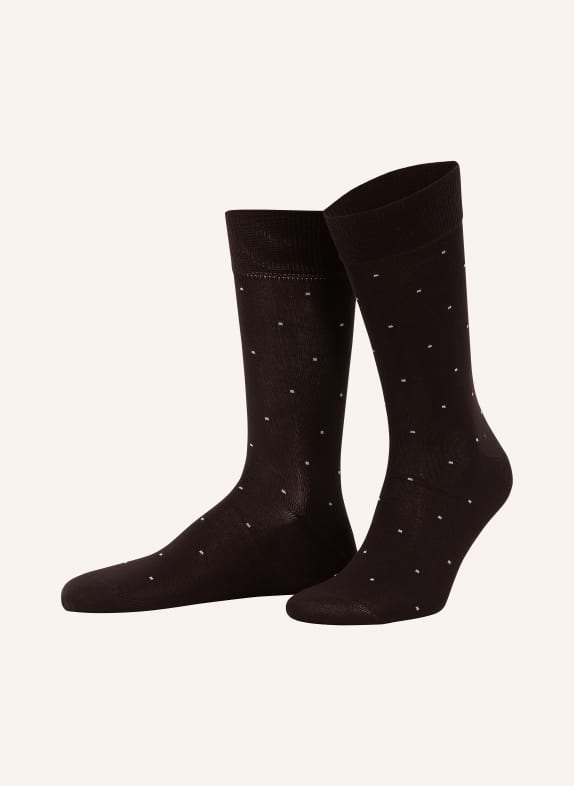 REISS Socken MARIO SPOT DUNKELBRAUN