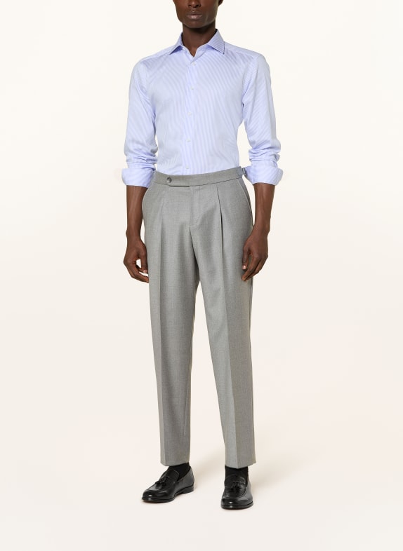REISS Overhemd REMOTE BENGAL Slim Fit LICHTBLAUW / WIT