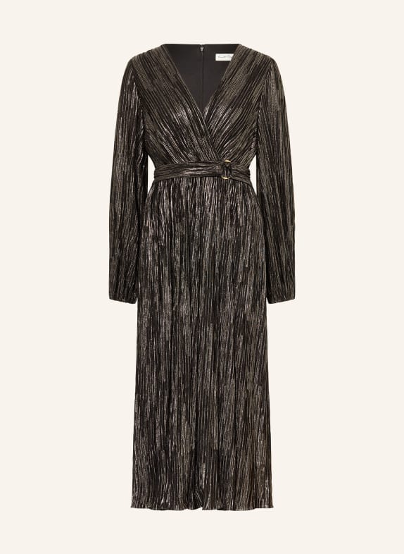 Phase Eight Kleid EMRE mit Glitzergarn SCHWARZ / SILBER