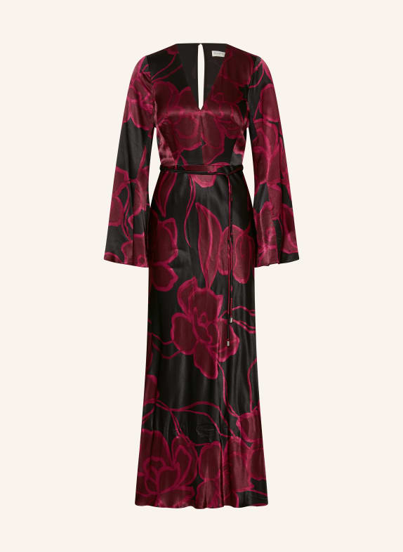 Phase Eight Satinkleid RHEA FUCHSIA / SCHWARZ