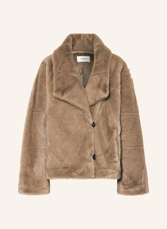 ba&sh Kunstfell-Jacke PINIE CAMEL