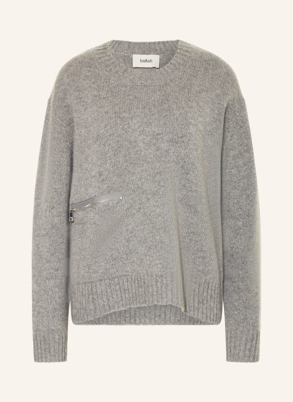 ba&sh Cashmere-Pullover CESNIK GRAU