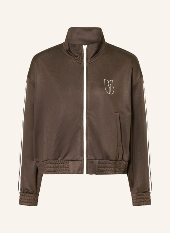 ba&sh Jacke JIMI mit Galonstreifen DUNKELBRAUN / ECRU