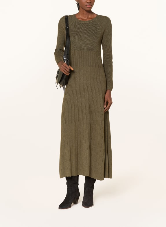 ba&sh Strickkleid KHAKI