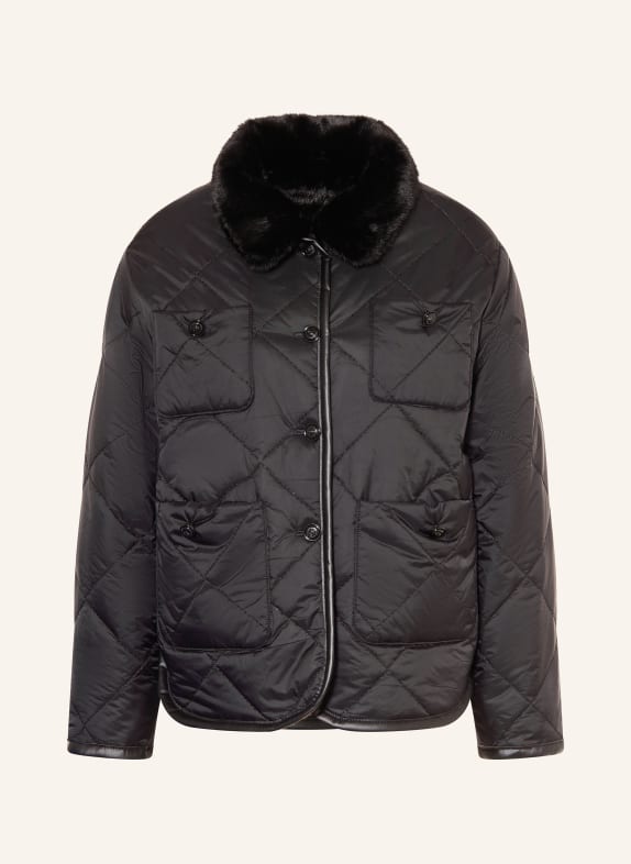 maje Steppjacke zum Wenden SCHWARZ