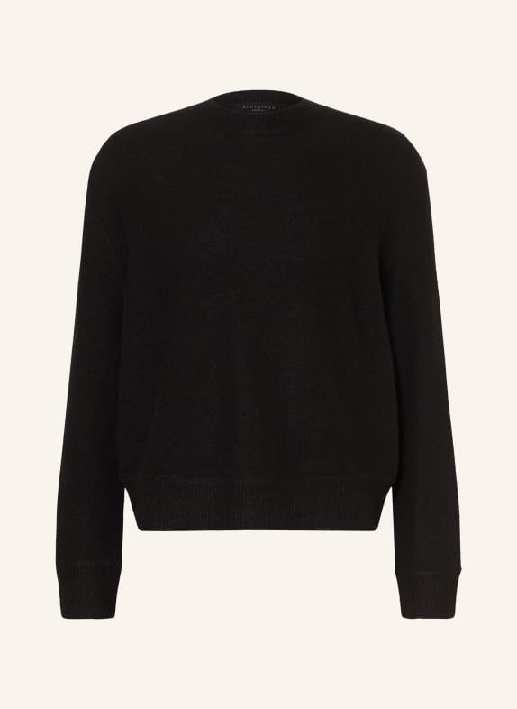 ALLSAINTS Pullover MARKO aus Merinowolle SCHWARZ