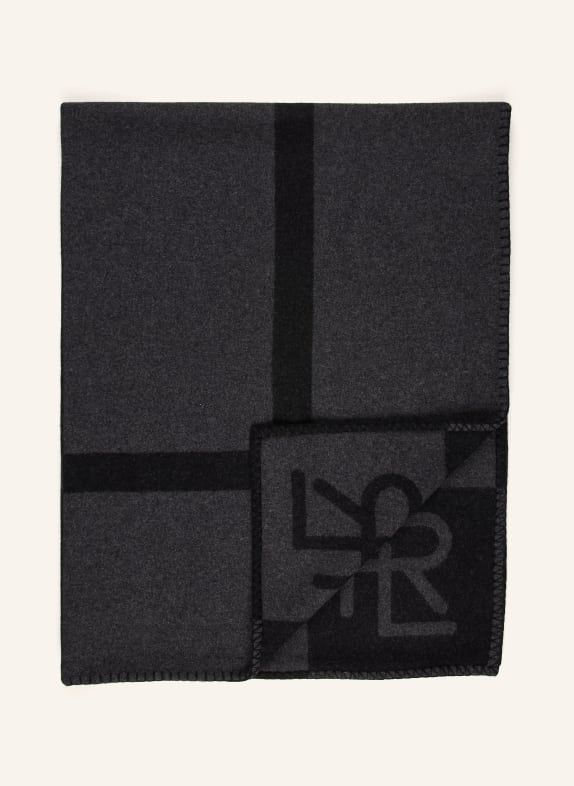 RALPH LAUREN HOME Plaid NORTHAM SCHWARZ / DUNKELGRAU