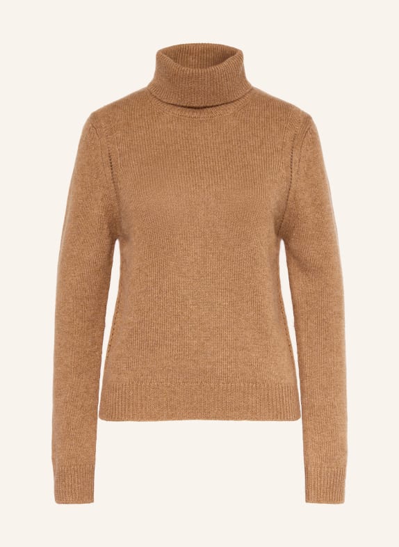 ba&sh Rollkragenpullover CHALIE aus Cashmere CAMEL