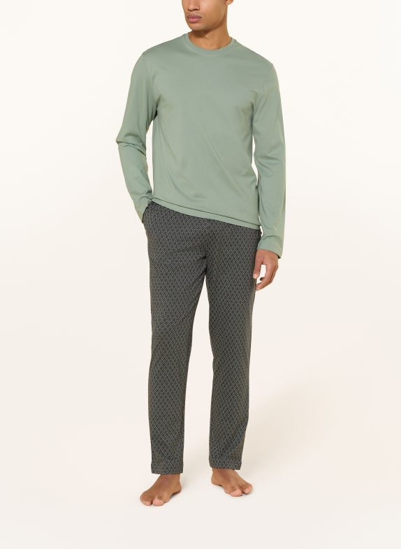 mey Pyjamasbyxor GRÖN / VIT / SVART
