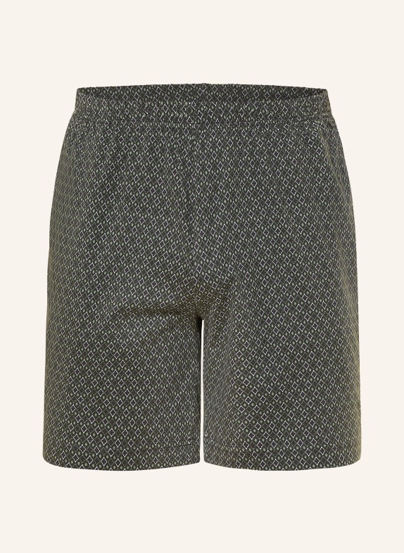 mey sleep shorts GREEN / WHITE / BLACK