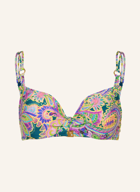 MARIE JO Bügel-Bikini-Top JOLISE GRÜN / LILA / GELB