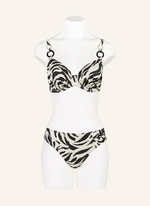 PrimaDonna Beugel-bikinitop DALICE met glittergaren ZWART / ZILVER