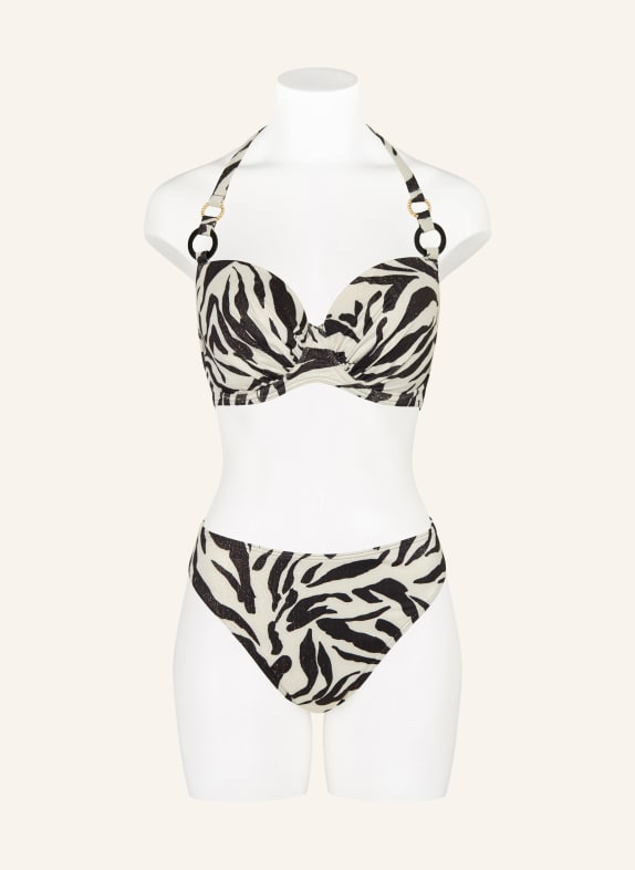 PrimaDonna Braziliaanse bikinibroekje DALICE met glittergaren ZWART / ZILVER