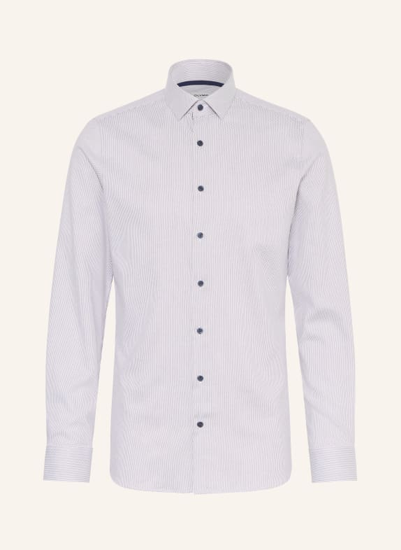 OLYMP Hemd Level Five body fit HELLGRAU / DUNKELGRAU