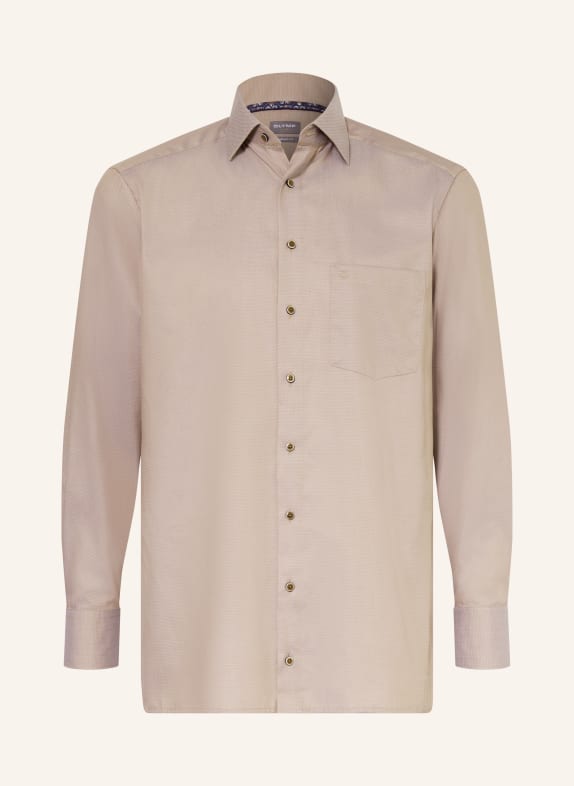 OLYMP Hemd Luxor comfort fit KHAKI / GRAU