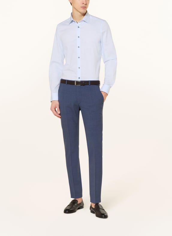 OLYMP Hemd Level Five body fit HELLBLAU / WEISS