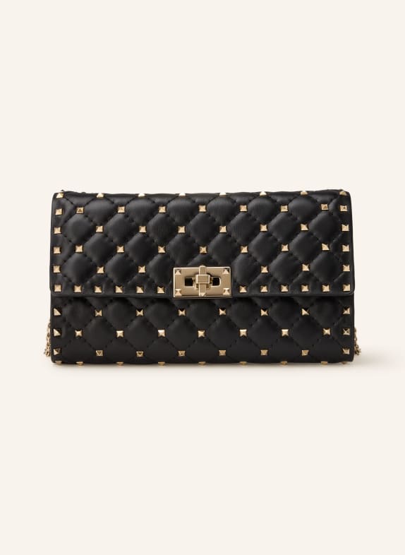 VALENTINO GARAVANI Crossbody bag ROCKSTUD SPIKE with rivets BLACK