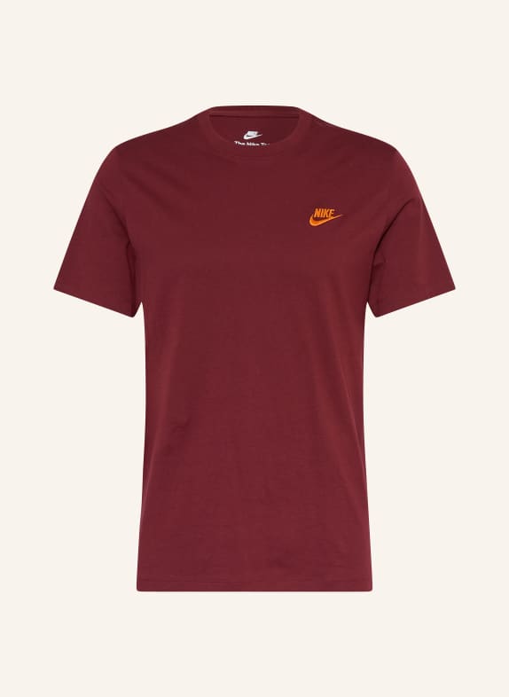 Nike T-Shirt SPORTSWEAR CLUB DUNKELROT