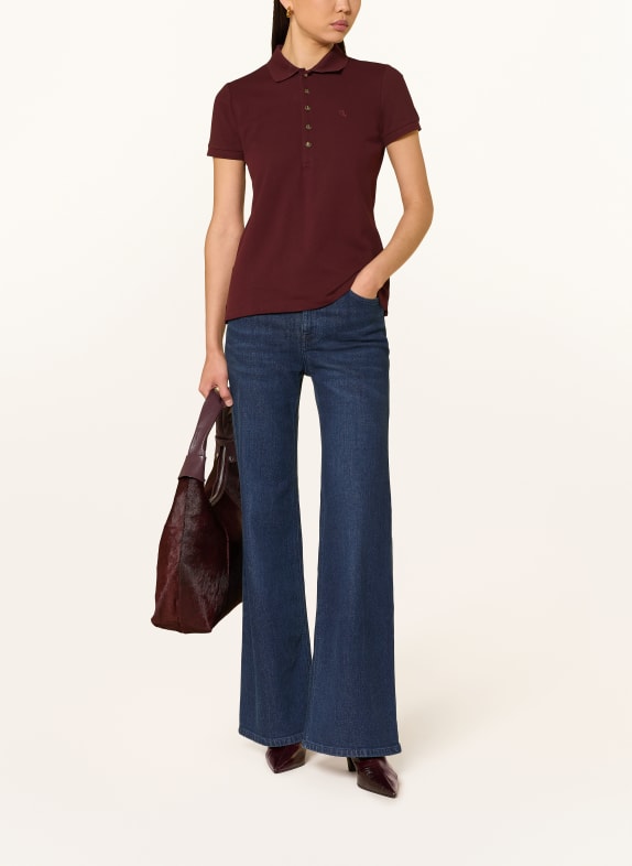 LAUREN RALPH LAUREN Piqué poloshirt ATHLEISURE DONKERPAARS