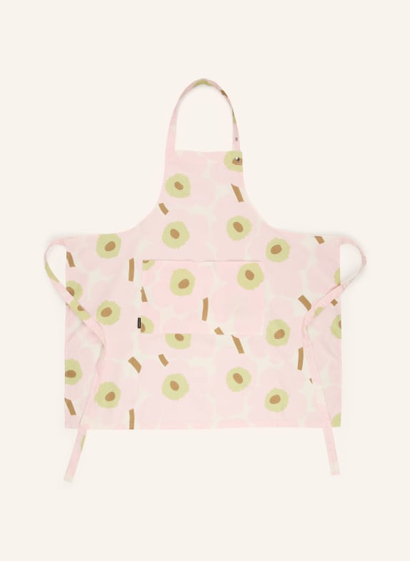 marimekko Apron PIENI UNIKKO PINK / CREAM / LIGHT GREEN