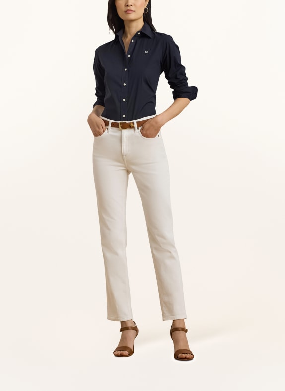 LAUREN RALPH LAUREN overhemdblouse DONKERBLAUW