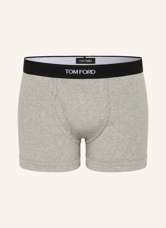 TOM FORD Boxer shorts LIGHT GRAY / BLACK