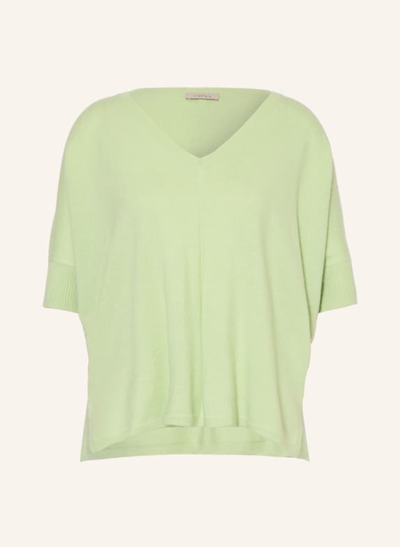 lilienfels Oversized cashmere sweater LIGHT GREEN