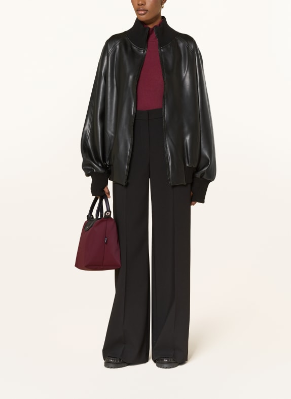 LONGCHAMP Shopper LE PLIAGE ENERGY SMALL DUNKELROT / SCHWARZ