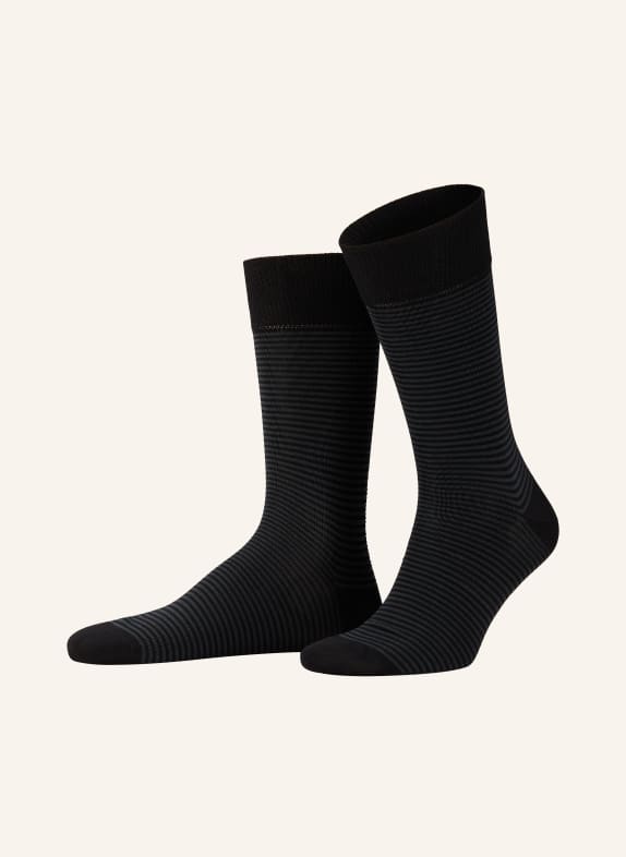 REISS Socks MARIO BLACK / DARK GREEN