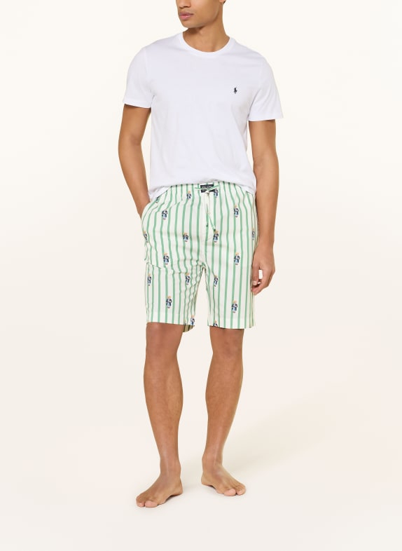 POLO RALPH LAUREN Loungeshorts WIT / GROEN