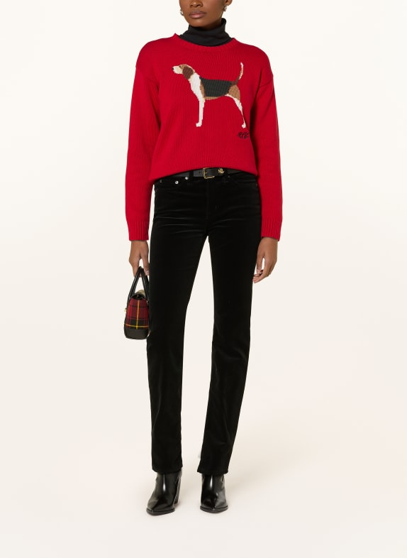 LAUREN RALPH LAUREN Cordhose SCHWARZ