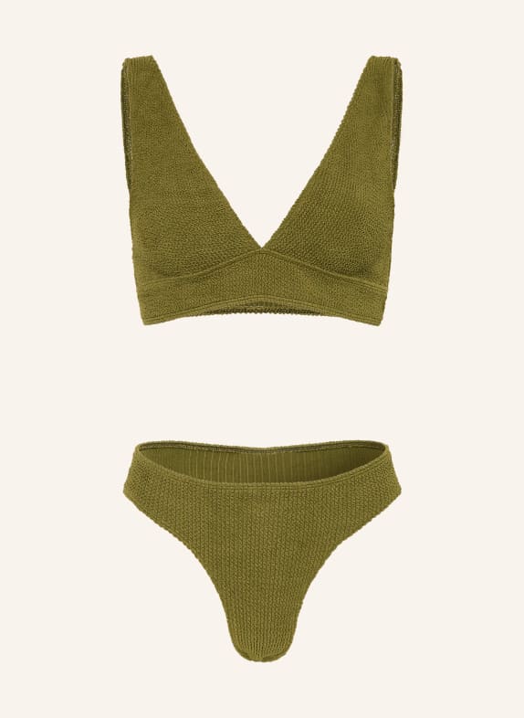 sorbet island Bralette-Bikini AQUA KHAKI