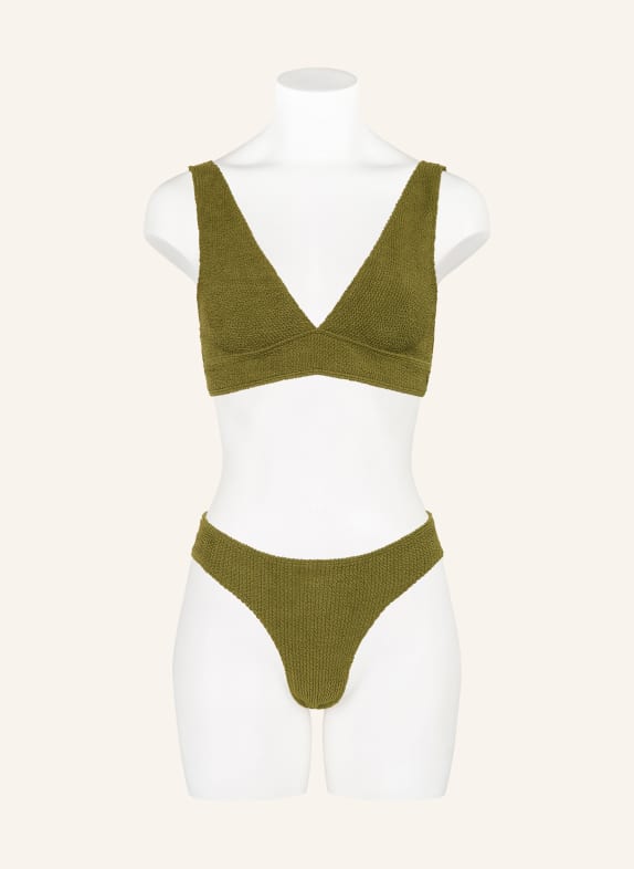 sorbet island Bralette-bikini AQUA KAKI