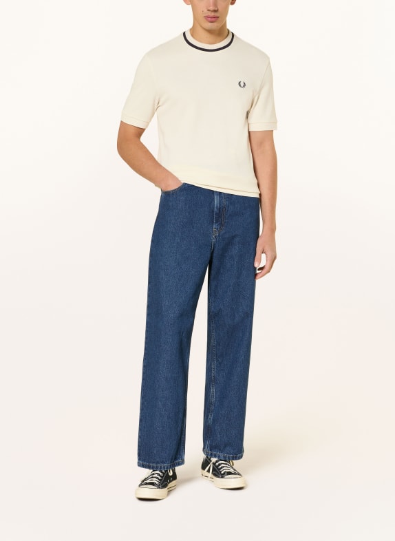 FRED PERRY T-shirt van piqué ECRU