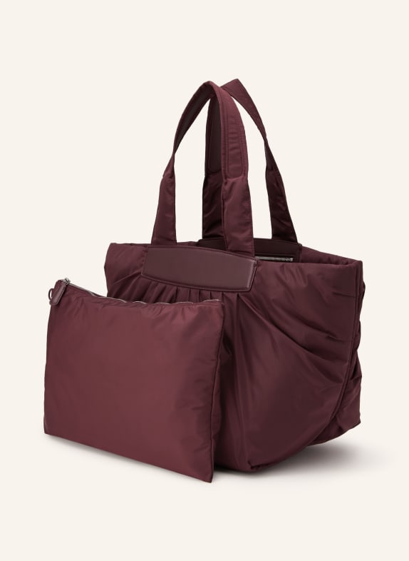 Vee Collective Shopper CABA TOTE mit Pouch DUNKELROT