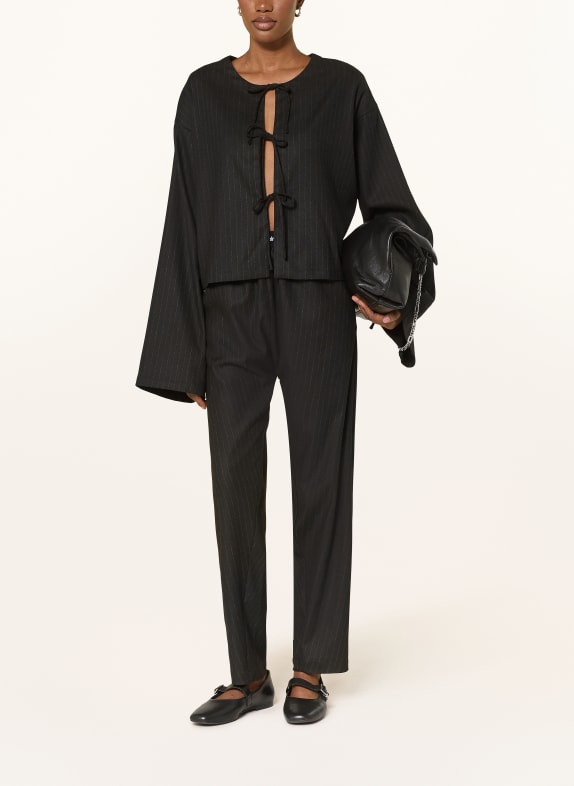 black palms Marlene-broek BENJA ZWART / WIT