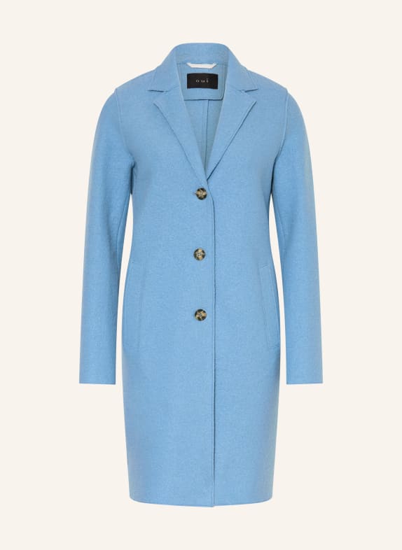 oui Wollmantel HELLBLAU