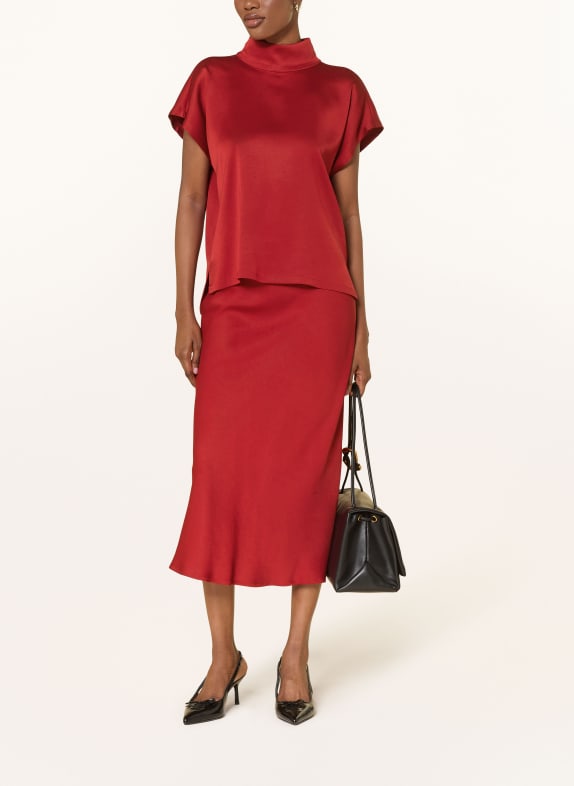 DRYKORN Blouse ALARIA_1 van satijn ROOD