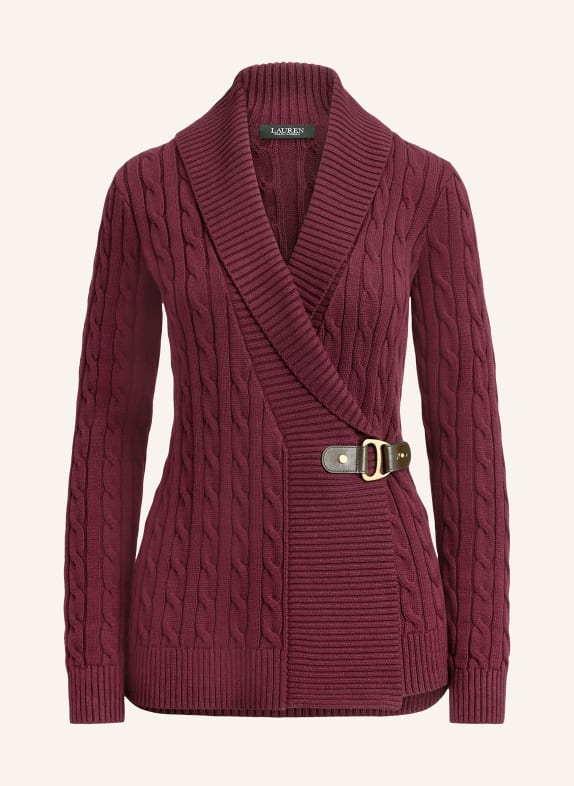 LAUREN RALPH LAUREN Cardigan DARK RED