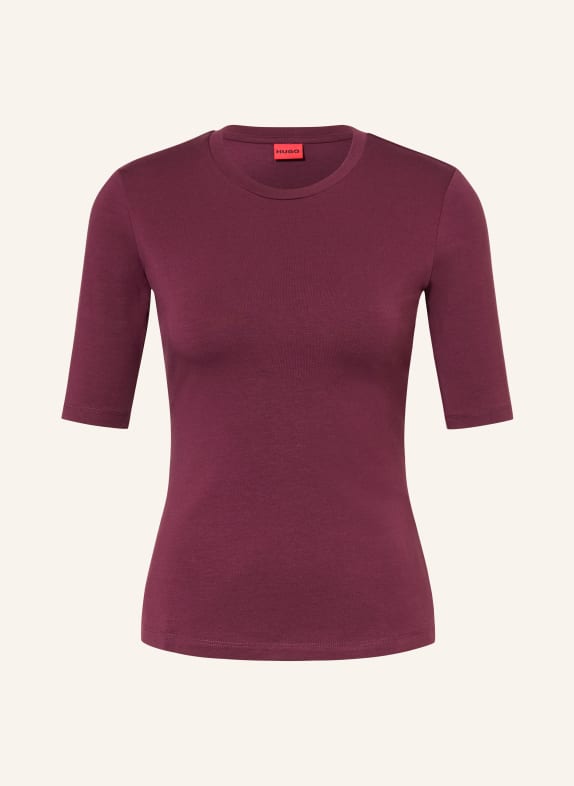 HUGO T-shirt DARNELIA DARK PURPLE