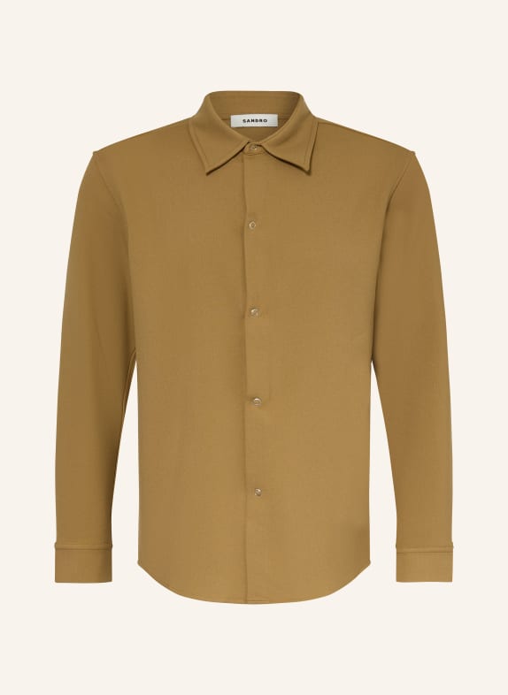SANDRO Overshirt CAMEL