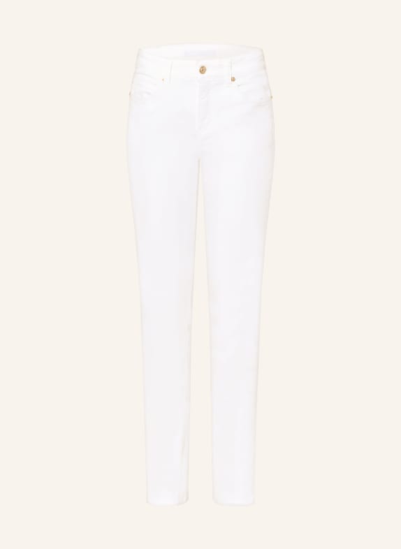 MAC Proste dżinsy ANGELA D010 WHITE DENIM