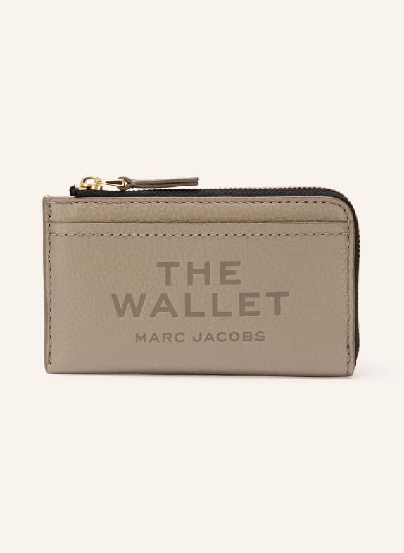 MARC JACOBS Portfel THE LEATHER TOP ZIP MULTI WALLET SZAROBRĄZOWY