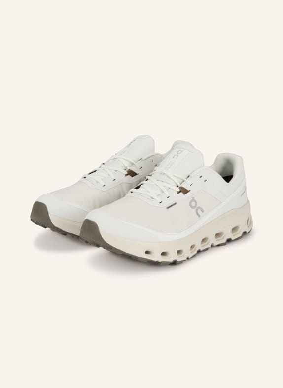 On CLOUDVISTA 2 WATERPROOF trail running shoes CREAM / WHITE