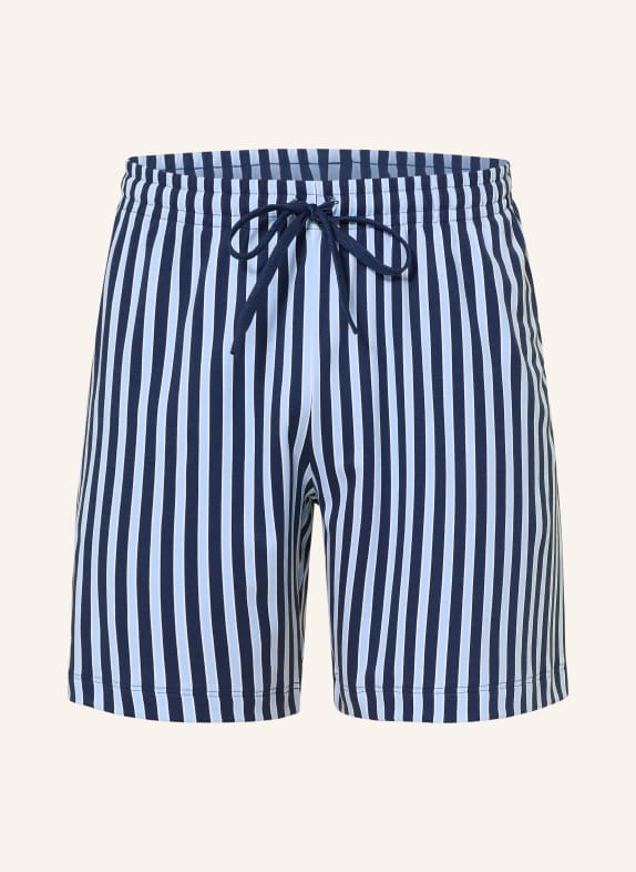 mey Pajama shorts series GRAPHIC STRIPES DARK BLUE / LIGHT BLUE / WHITE