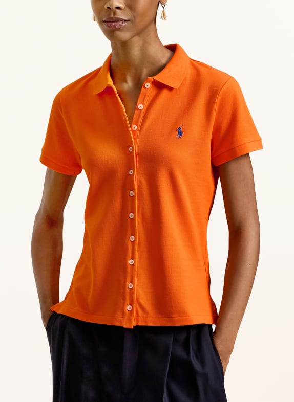 POLO RALPH LAUREN Piqué poloshirt ORANJE