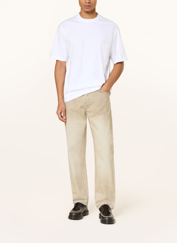 BOSS T-shirt DYE BIAŁY