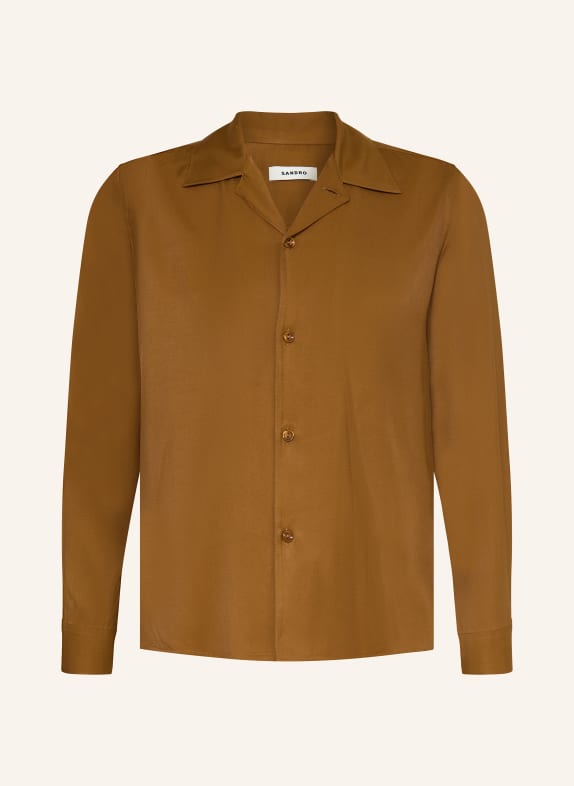 SANDRO Resorthemd Slim Fit BRAUN