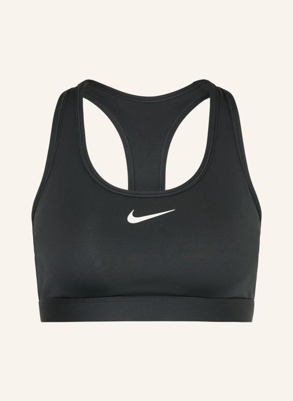 Nike Sport-BH SWOOSH SCHWARZ / WEISS